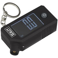 Sealey Keyring Digital Tyre Pressure and Tread Depth Gauge