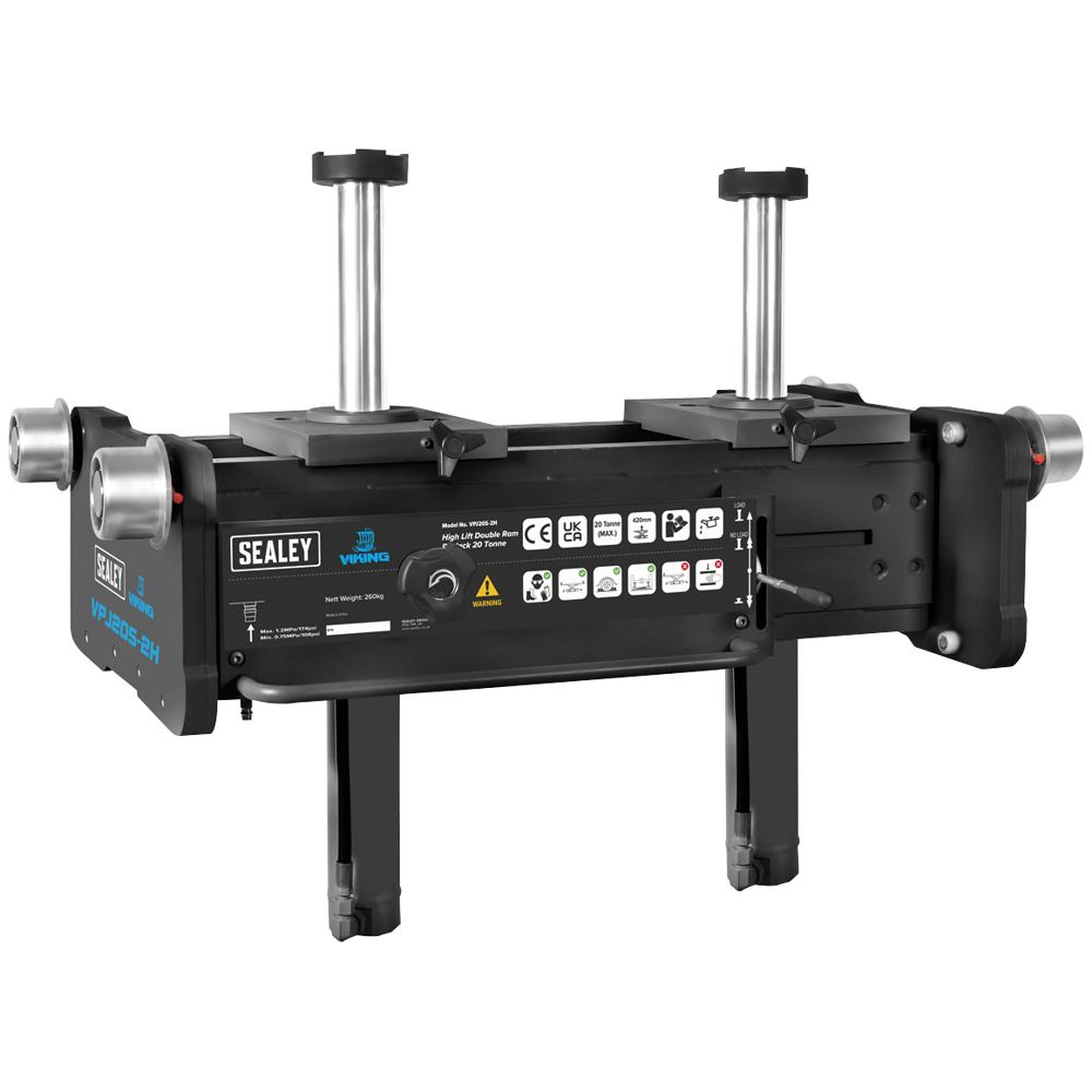 Sealey Viking VPJ20S-2H High Lift Double Ram Pit Jack