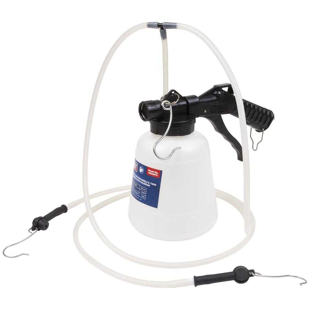 Sealey Pneumatic Vacuum Single and Twin Brake Caliper/Clutch Bleeder