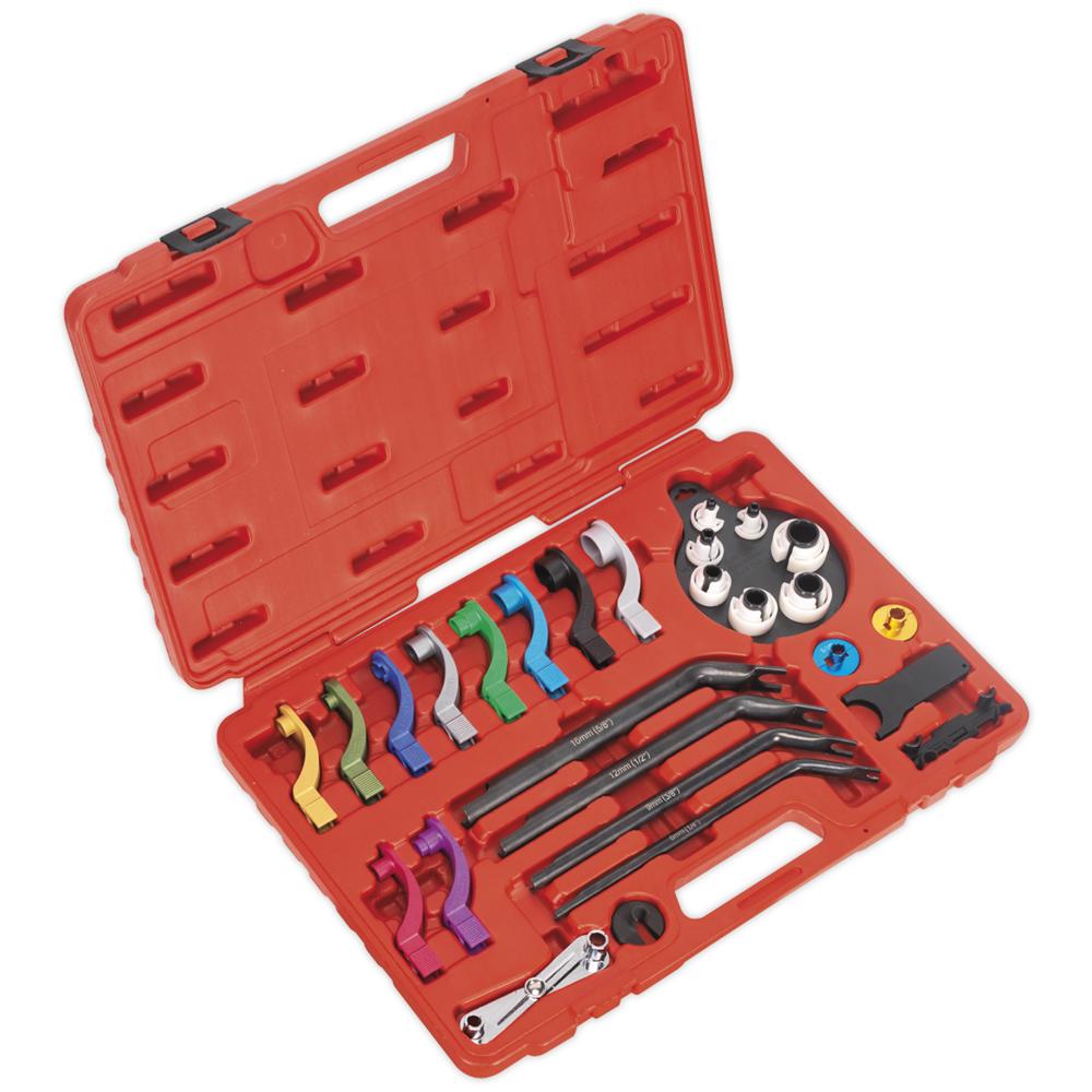 Sealey 27 Piece Fuel and Air Conditioning Disconnection Set