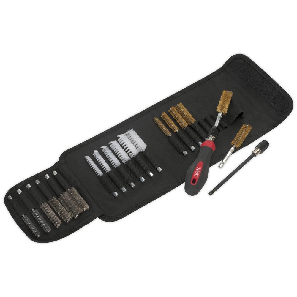 Sealey 20 Piece Cleaning and Decarbonizing Brush Set