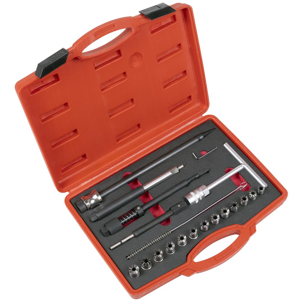 Sealey VS2070 21 Piece Diesel Injector Seat Cutter Set