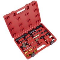 Sealey 24 Piece Fuel Injector Puller and Service Tool Kit for VAG Vehicles