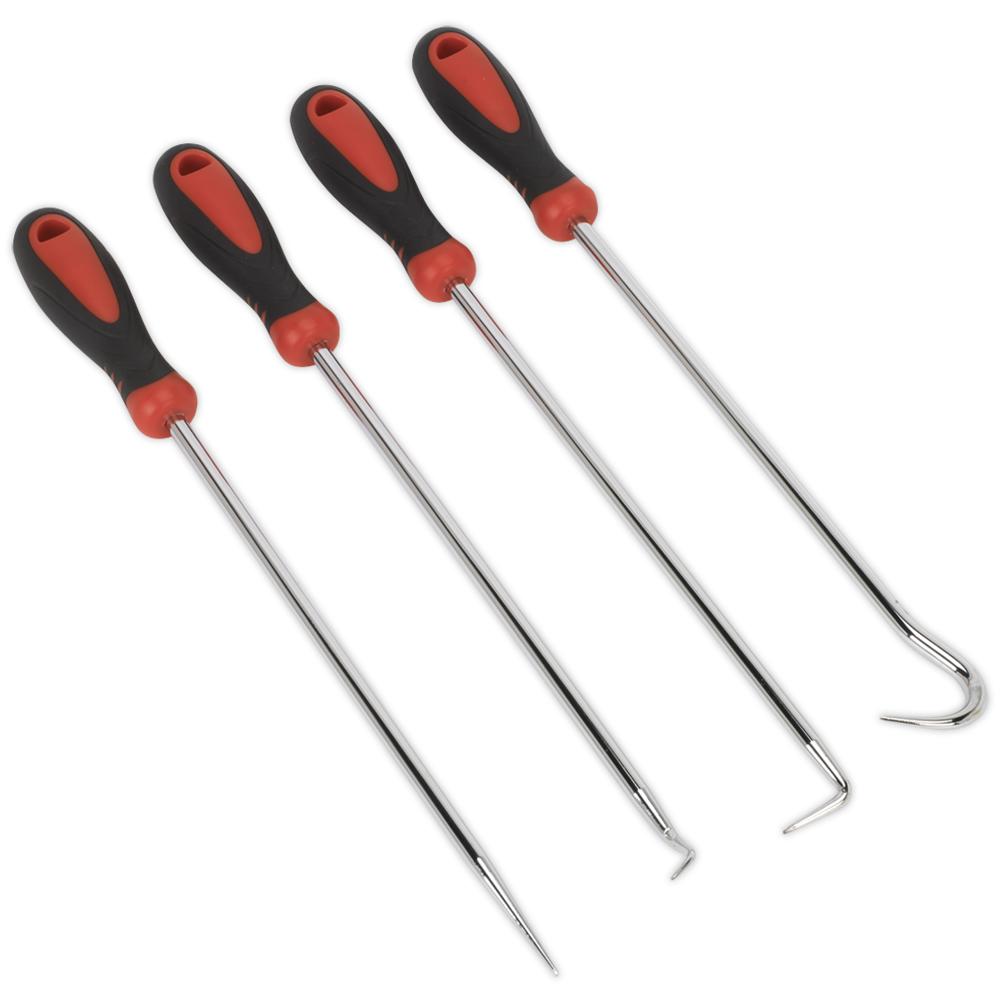 Sealey 4 Piece Long Reach Hook and Pick Set