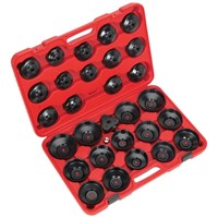 Sealey 30 Piece Oil Filter Cap Wrench Set