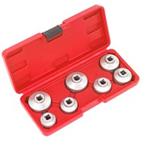 Sealey 7 Piece Oil Filter Cap Wrench Set