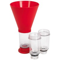 Sealey VS7101 4 Piece Engine Oil Funnel for BMW, Fiat, Ford, Mazda, Mercedes, Toyota/Lexus, VAG