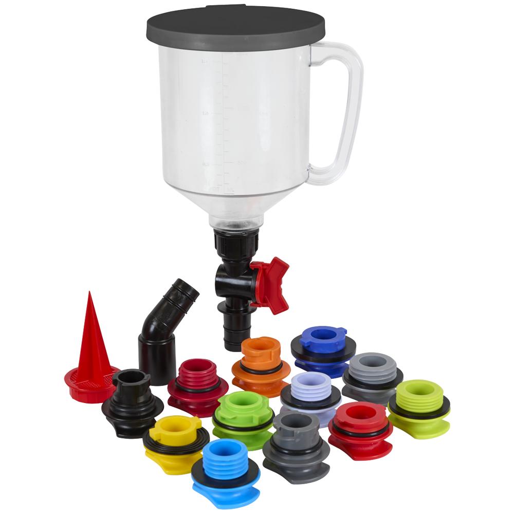 Sealey 15 Piece Master Engine Oil Funnel Filling Kit