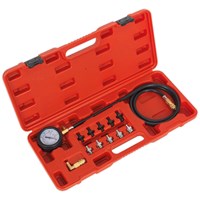 Sealey 12 Piece Oil Pressure Test Kit