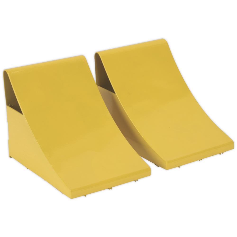 Sealey Heavy Duty Steel Wheel Chocks