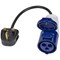 Sealey 13A/16A Trailing Plug and 2P+E Blue Socket Cable Set Sealey 13A/16A Trailing Plug and 2P+E Blue Socket Cable Set