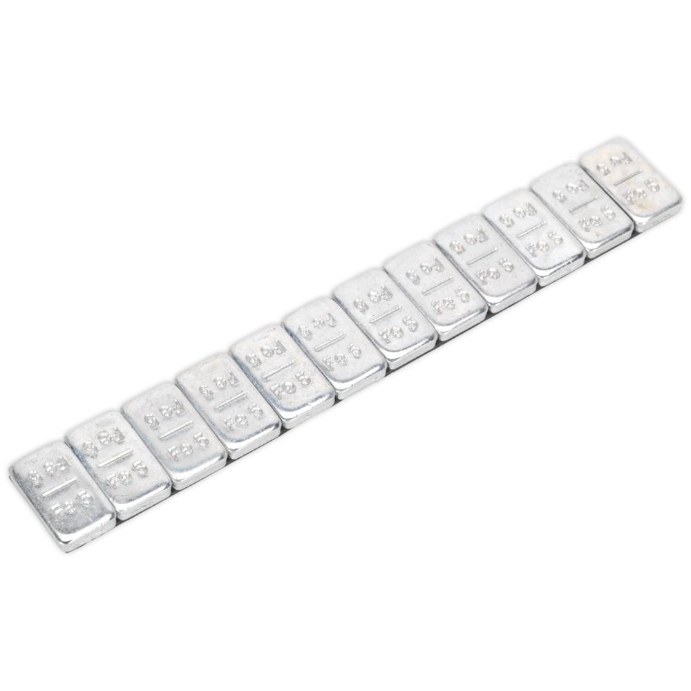 Sealey 5G Adhesive Zinc Plated Steel Wheel Weight Strips