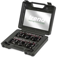 Trend 12 Piece 1/4 Shank Router Cutter Starter Set Trend 12 Piece 1/4 Shank Router Cutter Starter Set