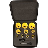 Starrett KDC10021 12 Piece Electricians Hole Saw Set Starrett KDC10021 12 Piece Electricians Hole Saw Set