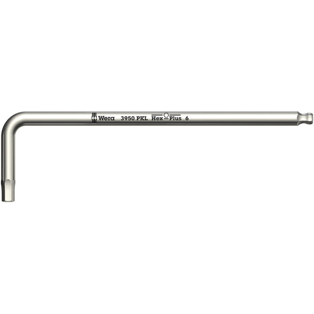 Photos - Wrench Wera 3950 Stainless Steel Ball End Hexagon Allen Key Metric 4mm 3950 PKL 