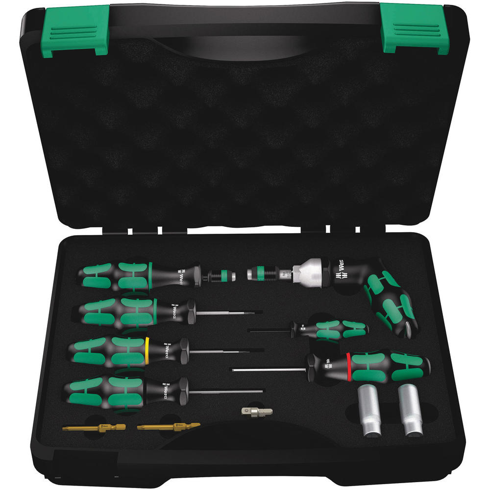 Wera 7443/12 Tyre Pressure Control System Assembly Tool Kit