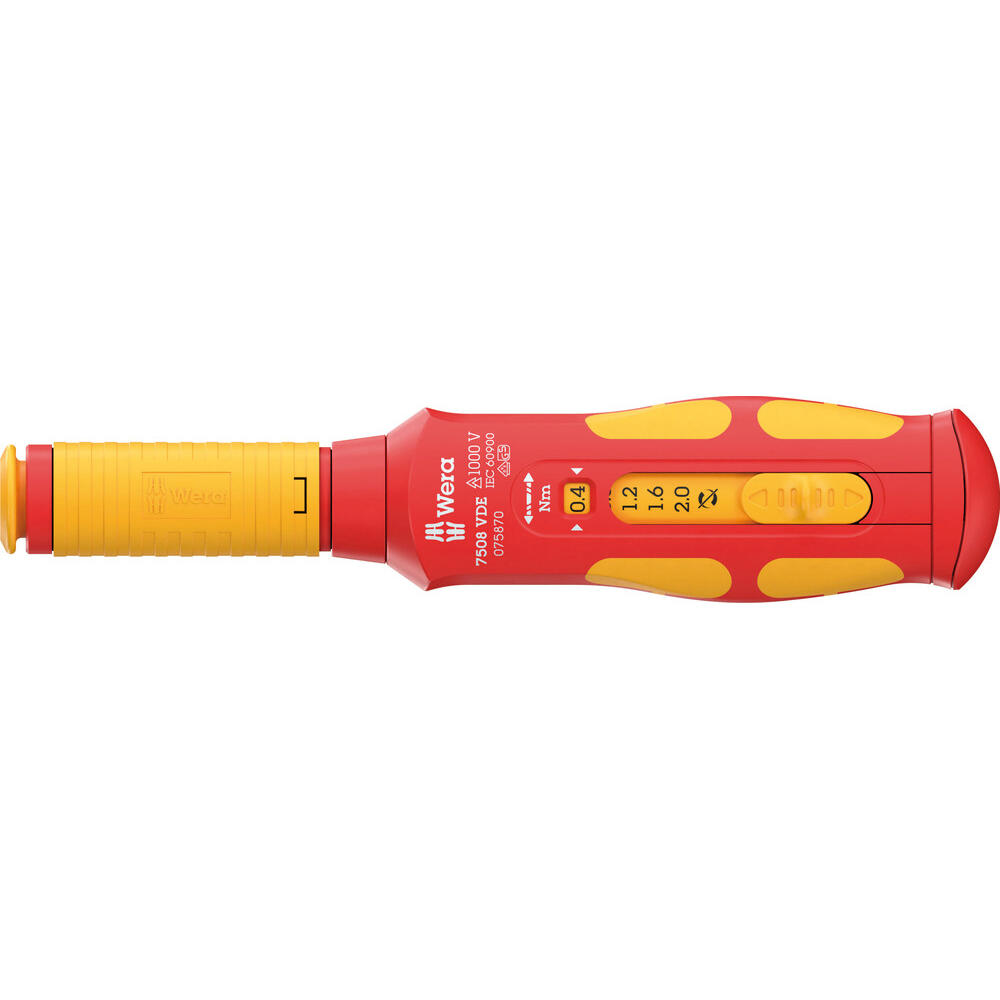 Wera 7508 Kraftform VDE Insulated Safe Torque Speed Torque Screwdriver ...